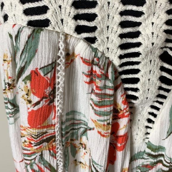 EUC backless crochet halter top maxi dress - Picture 3 of 8